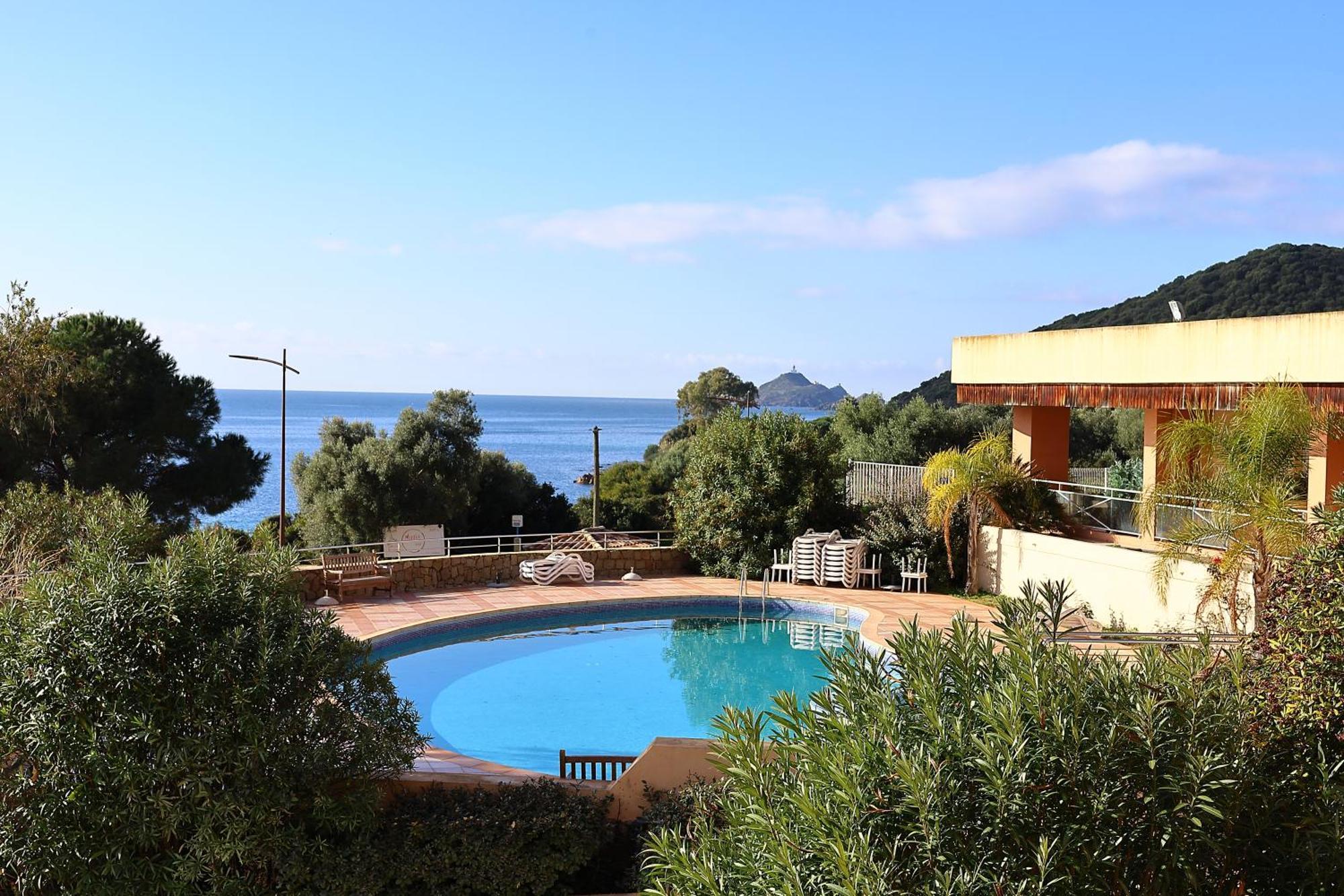 Superbe T2 Vue Mer - Piscine & Plage A 100M Ajaccio  Bagian luar foto