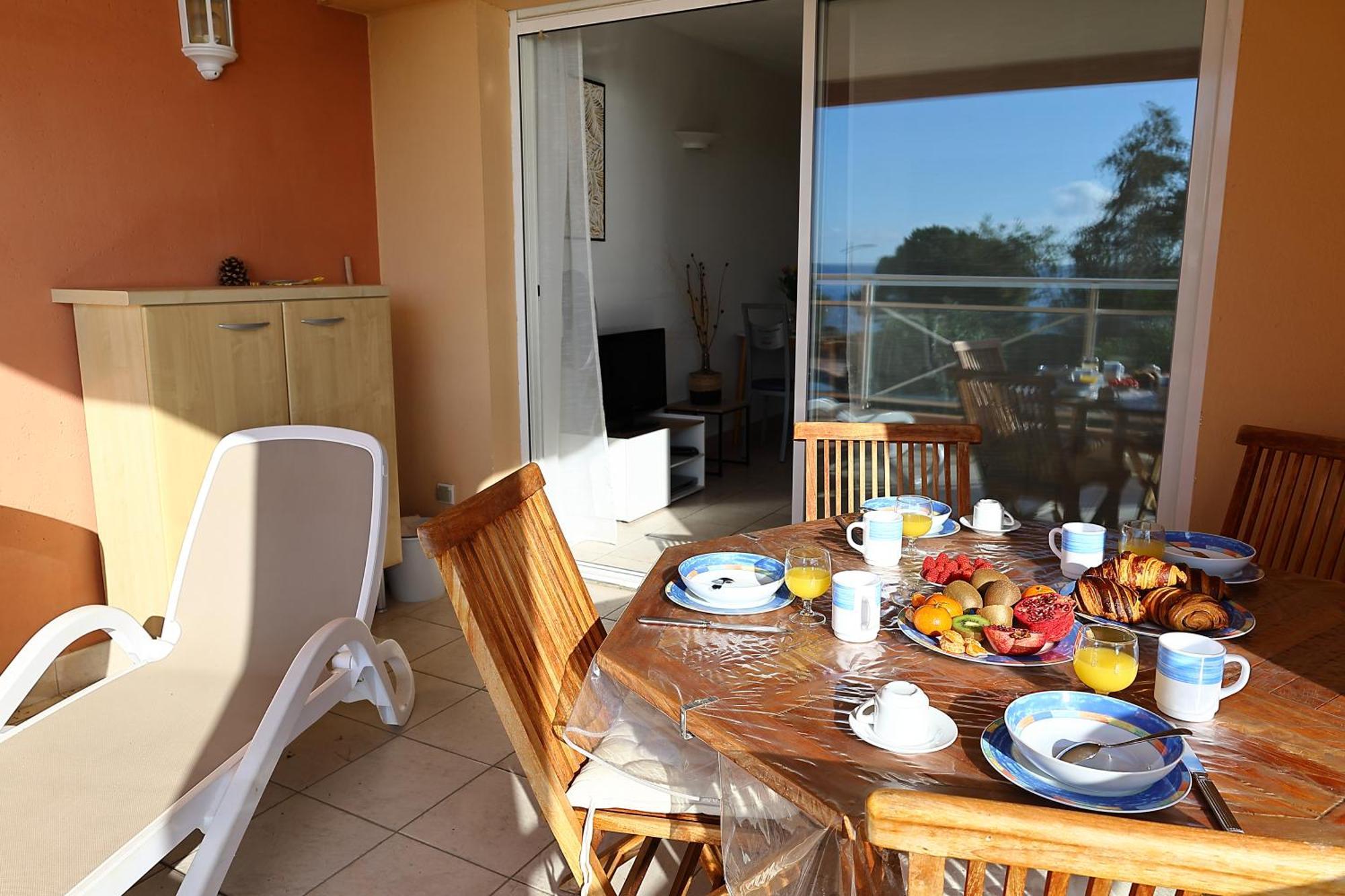 Superbe T2 Vue Mer - Piscine & Plage A 100M Ajaccio  Bagian luar foto